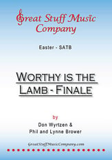 Worthy is the Lamb Finale SATB choral sheet music cover